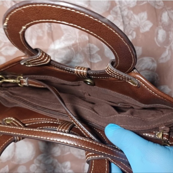 Croft and Barrow Faux Straw Lightweight Handbag - Picture 9 of 13